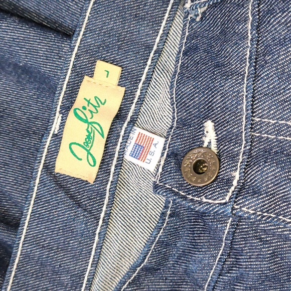 LOOSE FITS Los Angeles 5-Pocket Denim BAGGY JEANS Men's Large 37x40 - Picture 4 of 5